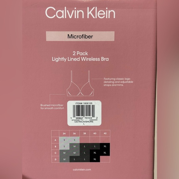 Calvin Klein Underwear Black and Beige Wireless Bra Pack 🤍🤍 - Picture 3 of 5